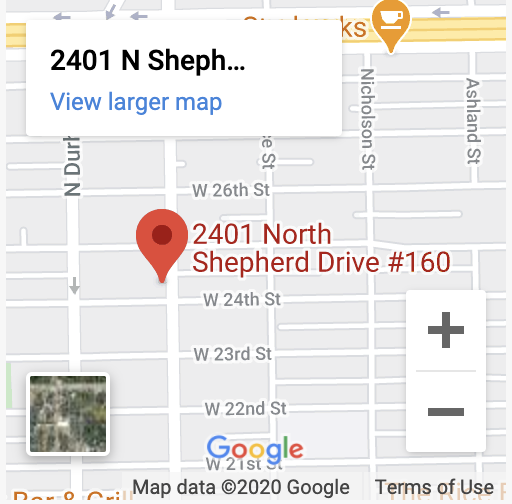 lovett dental north heights map screenshot